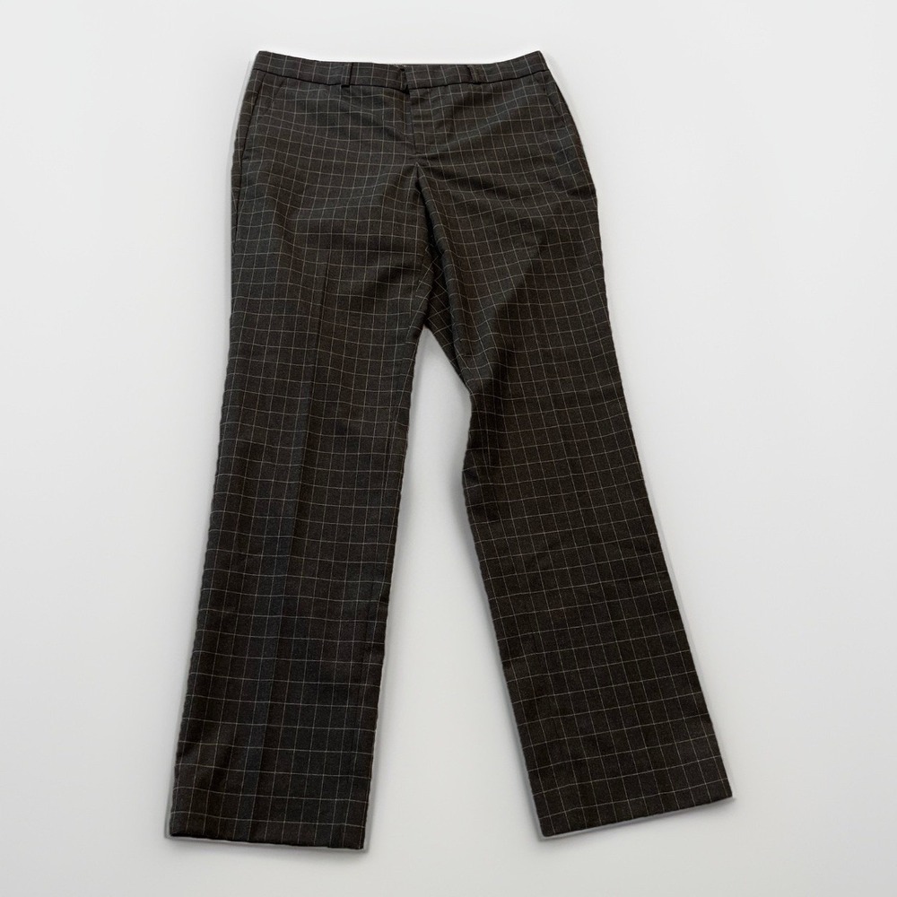 3/$25 Sale! Banana Republic Women's‎ Ryan Dress Pants Sz 6 Dark Gray Pinstripe